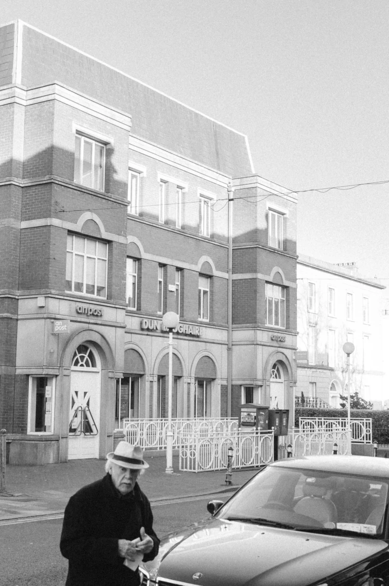 Man crossing the road, Dun Laoghaire, Dublin